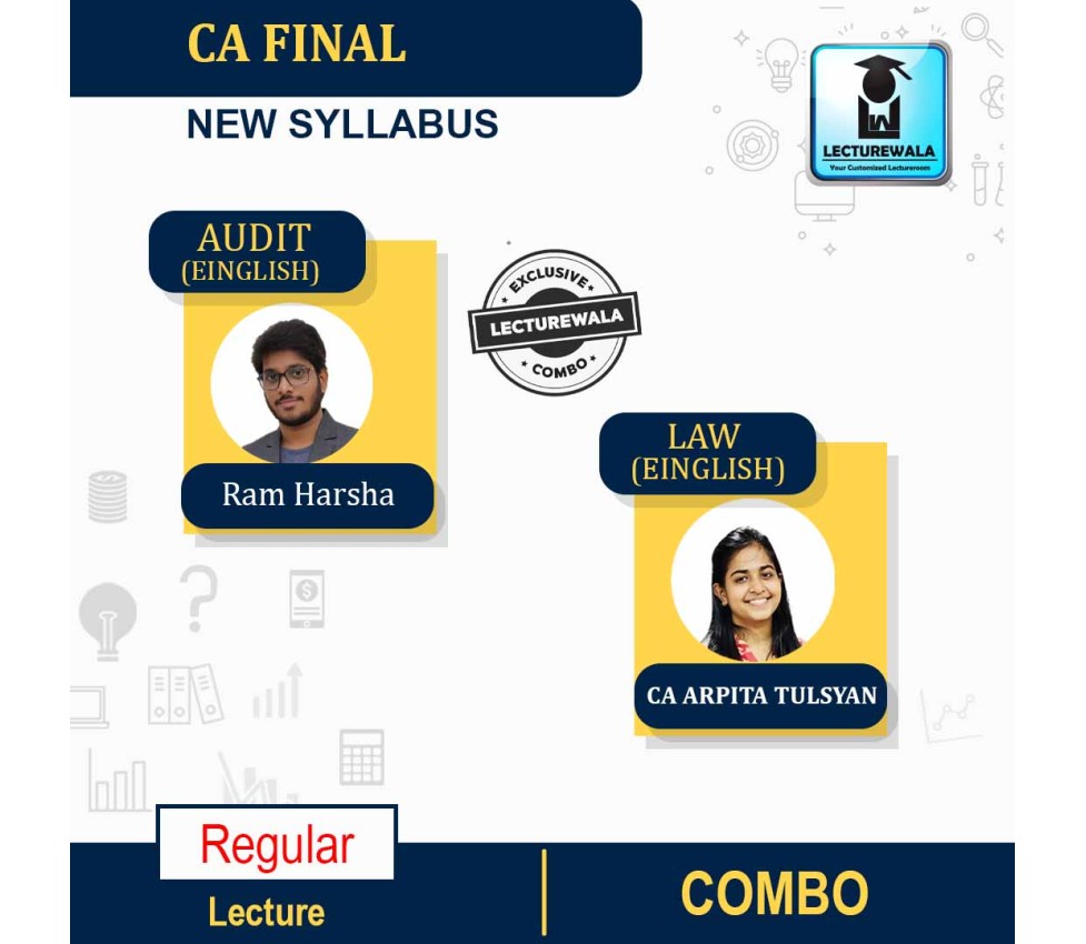 CA Final LAW & Audit In English Regular Course By Ram Harsha & CA ...